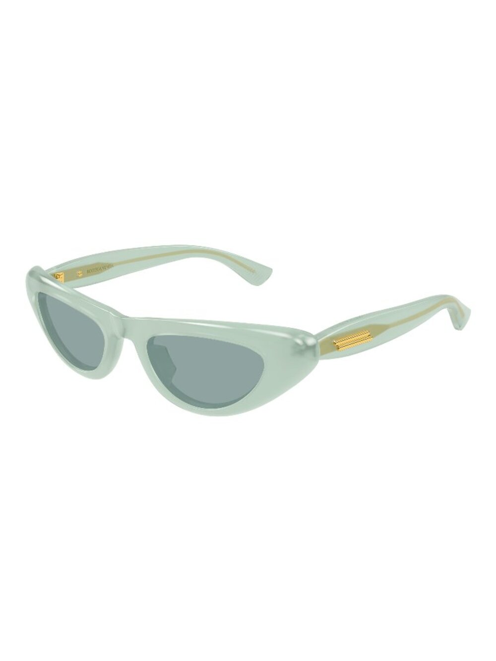 New Bottega Veneta Women's Sunglasses Green Lens Acetate Frame BV1450S 003 51